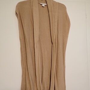 Coldwater Creek Tan Cardigan Sweater